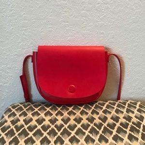 Bright red Gap cross body purse